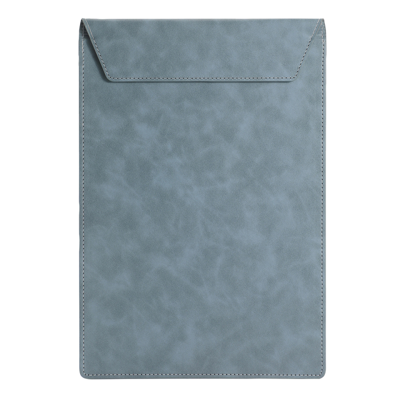 Dosar A4 din piele pentru conferințe cu clipboard, suprafață de scris și suport pentru cești – personalizare logo