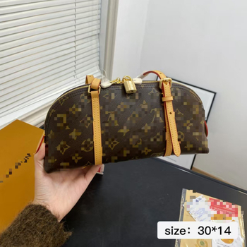Ženska vintage cvjetna torba u obliku školjke, kompaktna crossbody torba sa zatvaračem, PU koža, ovalni oblik