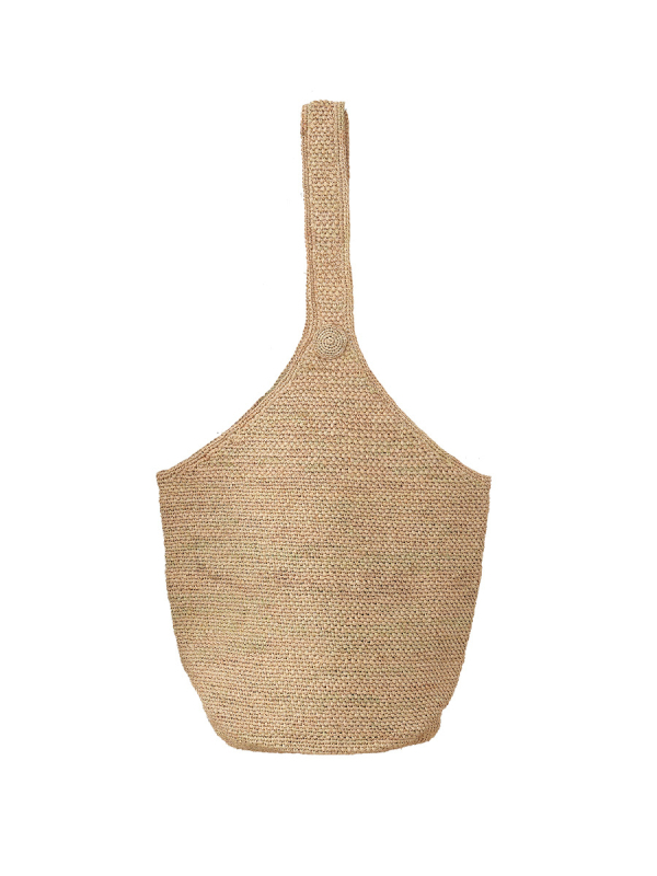 Ženska bucket torba od raffie, pletena, ljeto 2024, preko ramena ili crossbody, svestrana svakodnevna torba