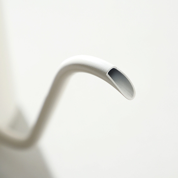 Bincoo Ceainic pour-over compact, portabil, din oțel inoxidabil, gură îngustă, cioc lung