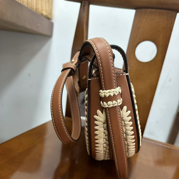 Ženska dumpling torba, ručno tkana, PU koža, crossbody torba preko ramena, jesen 2025