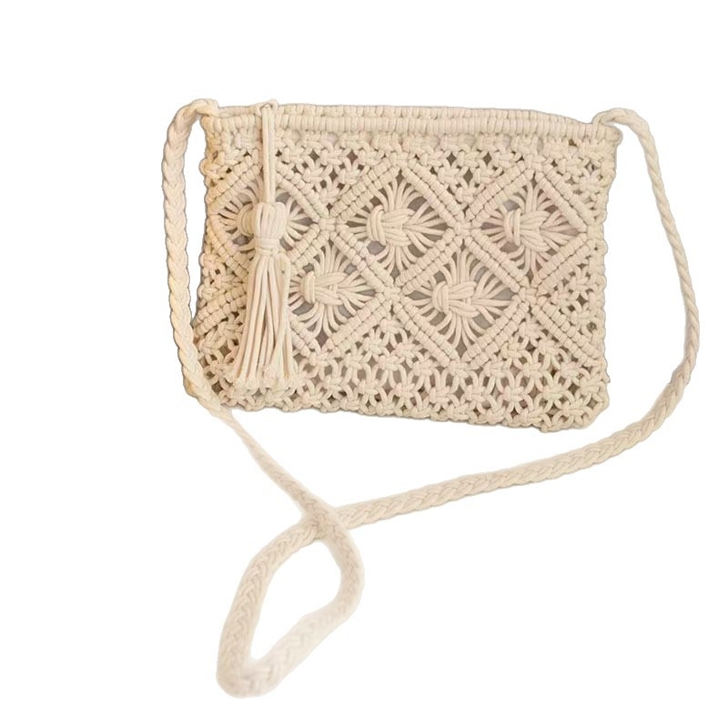 2025 nova ženska pletena slamena torba, kovert stil, etno moda, svestrana crossbody torba.