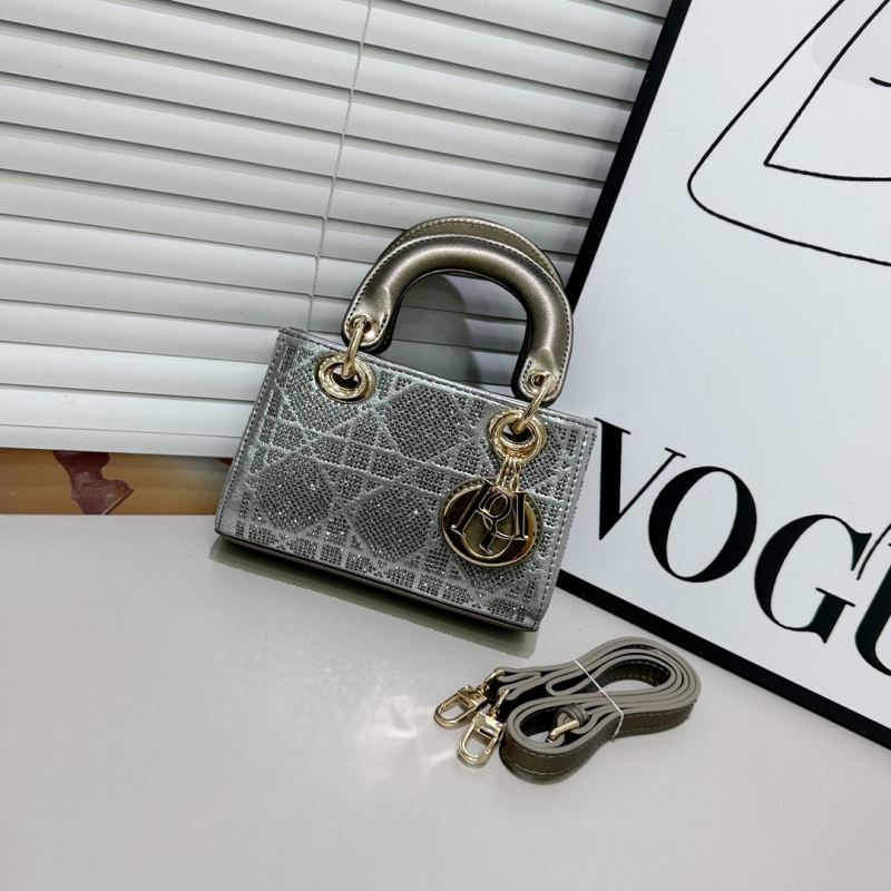 Ženska torbica s kristalima, horizontalni crossbody stil, elegantna, inspirirana princezom Dianom