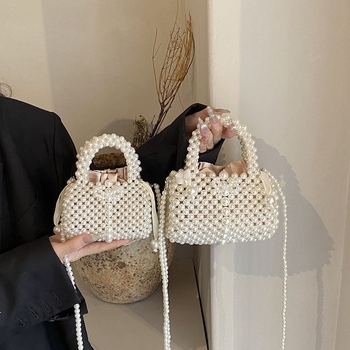 Svježa i elegantna ženska pletena crossbody torba u Boston stilu