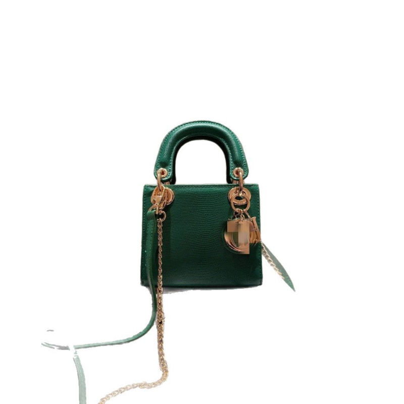 Ženska torbica od prave kože, novi model 2025, crossbody stil, koža biserne ribe, torba inspirirana Dianom, torba s lancem