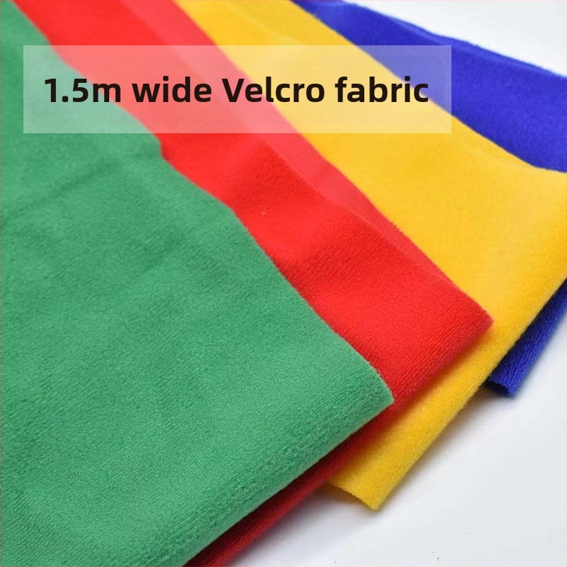 Ultra tenká látka s Velcro, farebný česaný polyester, pre detské oblečenie, šírka 1,5 m