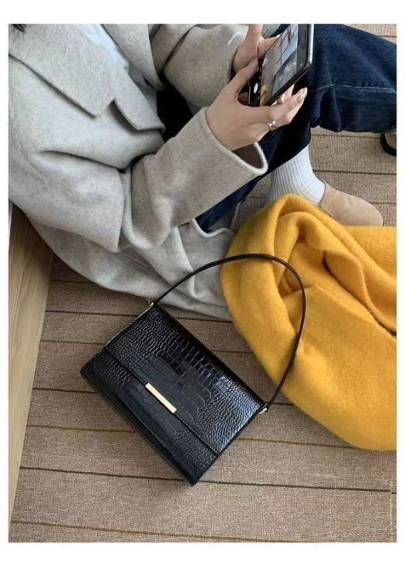 Ženska ljetna gradska torba s uzorkom krokodila, velik kapacitet, lagani luksuz, crossbody torba