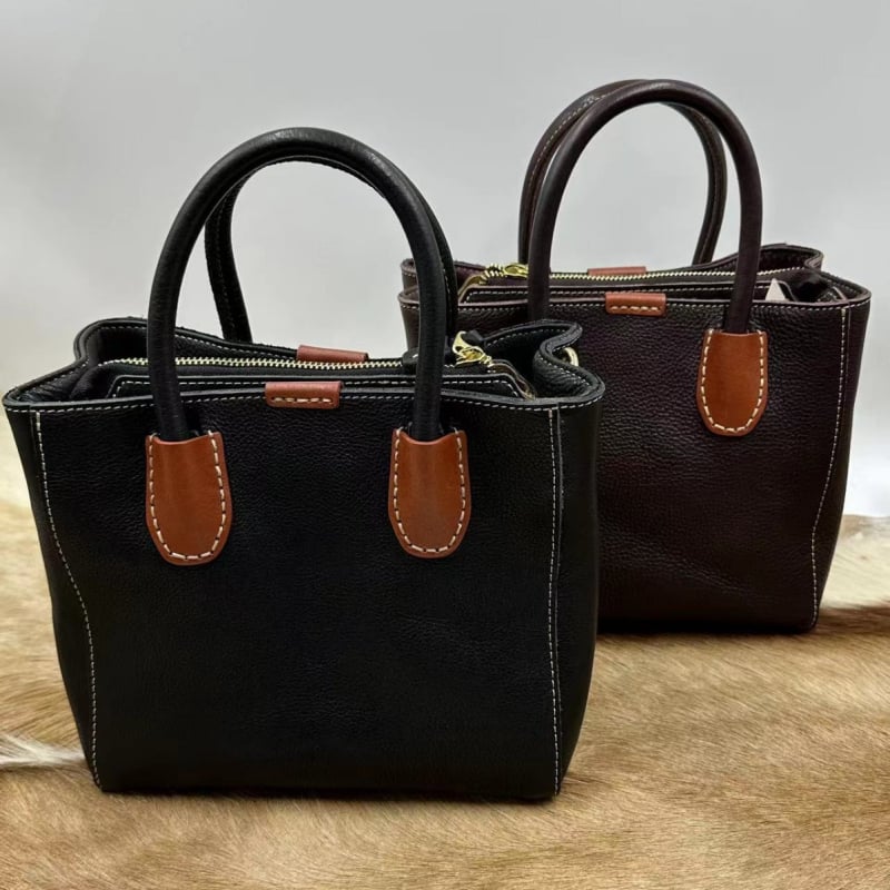2024 Diana crossbody torbica od gornje slojevite kože s rastlinskim tretmanom i čvrstim mesing hardverom
