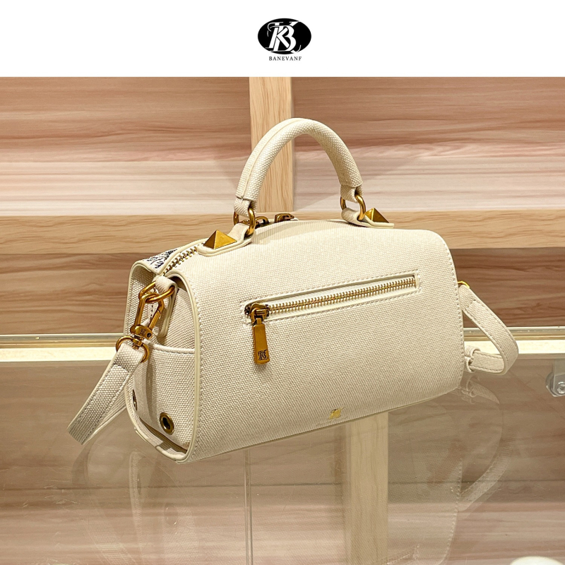 Banevanf Princess izvezena torba-jastuk od prave kože, mala crossbody torba za ramena/krst, ulična moda, jesen 2025