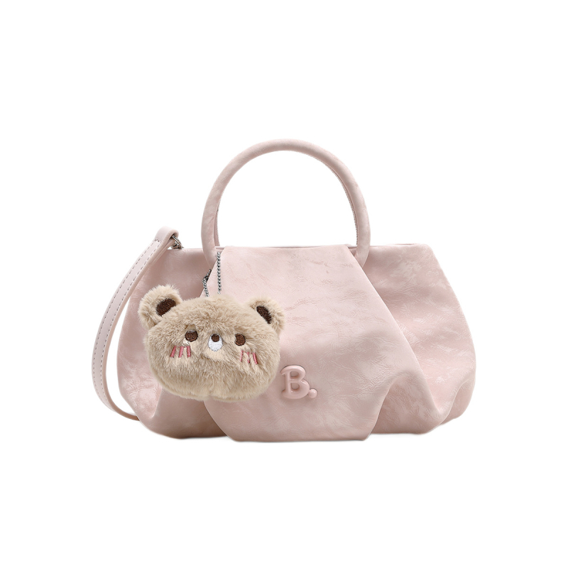 Ženska torbica velike kapacitete, korejskog stila, crossbody torba s plisiranim uzorkom oblaka, bucket oblik, lagani luksuz