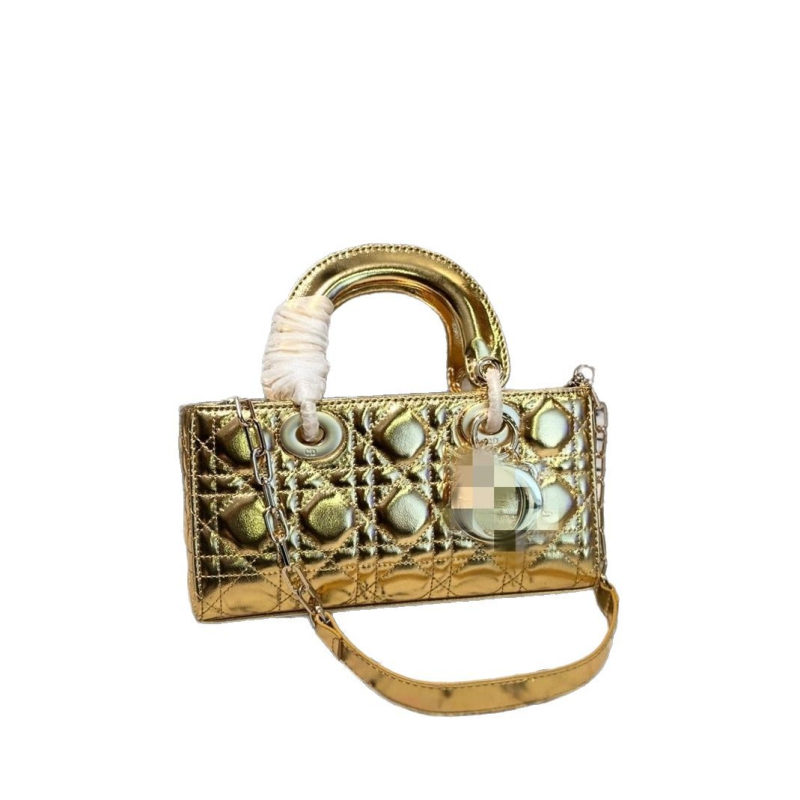 Torba za žene od prave kože, branda D, novi model 2025, s mrežastim uzorkom i metalnim detaljima, ručna drška i crossbody naramenica