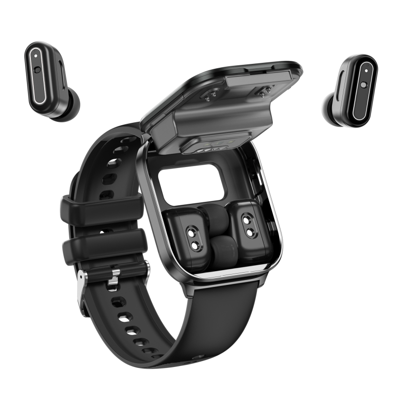 X9 Bluetooth slušalice i pametni sat 2-u-1, TWS slušalice, praćenje otkucaja srca i zasićenja kisikom FlowFit