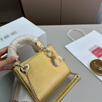 Ženska torba s uzorkom gušter, serija D Family, dizajn Princess Diana, moderna, svestrana, luksuzna, nosi se u ruci, na ramenu ili crossbody