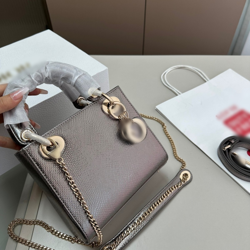 Ženska torba s uzorkom gušter, serija D Family, dizajn Princess Diana, moderna, svestrana, luksuzna, nosi se u ruci, na ramenu ili crossbody