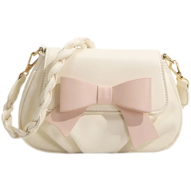 Nova ženska crossbody torba s plisiranim dizajnom oblaka, mala kvadratna PU torba