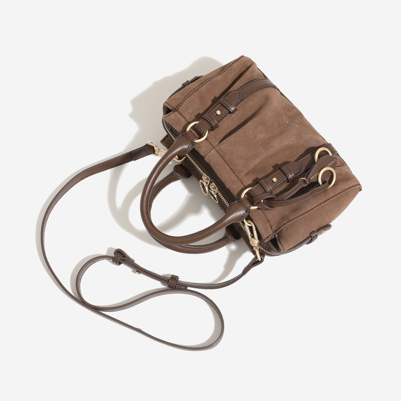 Ženska torba Boston za crossbody, korejskog stila, plisirana tekstura oblaka, srednje veličine