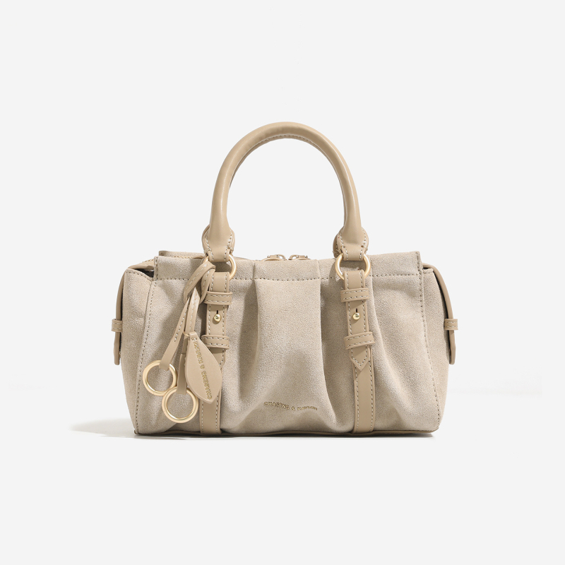 Ženska torba Boston za crossbody, korejskog stila, plisirana tekstura oblaka, srednje veličine