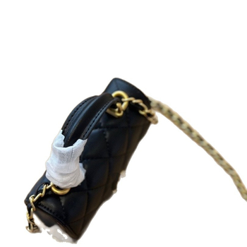 Nova ženska torbica u stilu Chanel, mini prešivana dijamantna torbica s lančanim remenom, crossbody, mala kvadratna večernja torbica