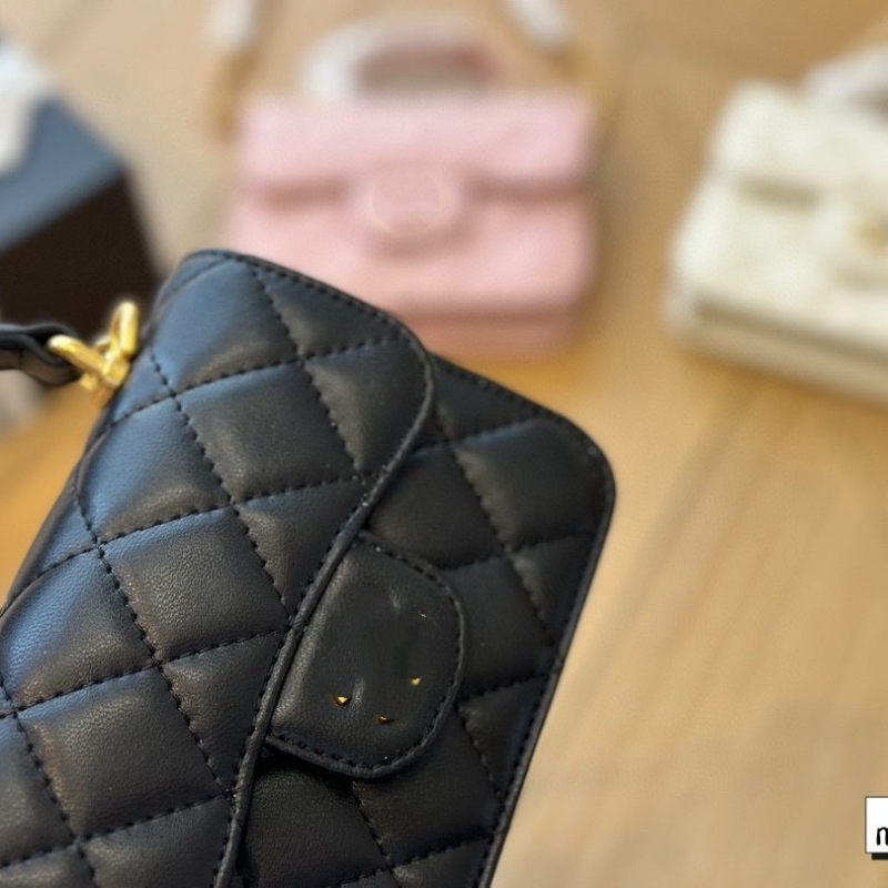Nova ženska torbica u stilu Chanel, mini prešivana dijamantna torbica s lančanim remenom, crossbody, mala kvadratna večernja torbica