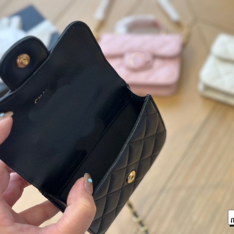 Nova ženska torbica u stilu Chanel, mini prešivana dijamantna torbica s lančanim remenom, crossbody, mala kvadratna večernja torbica