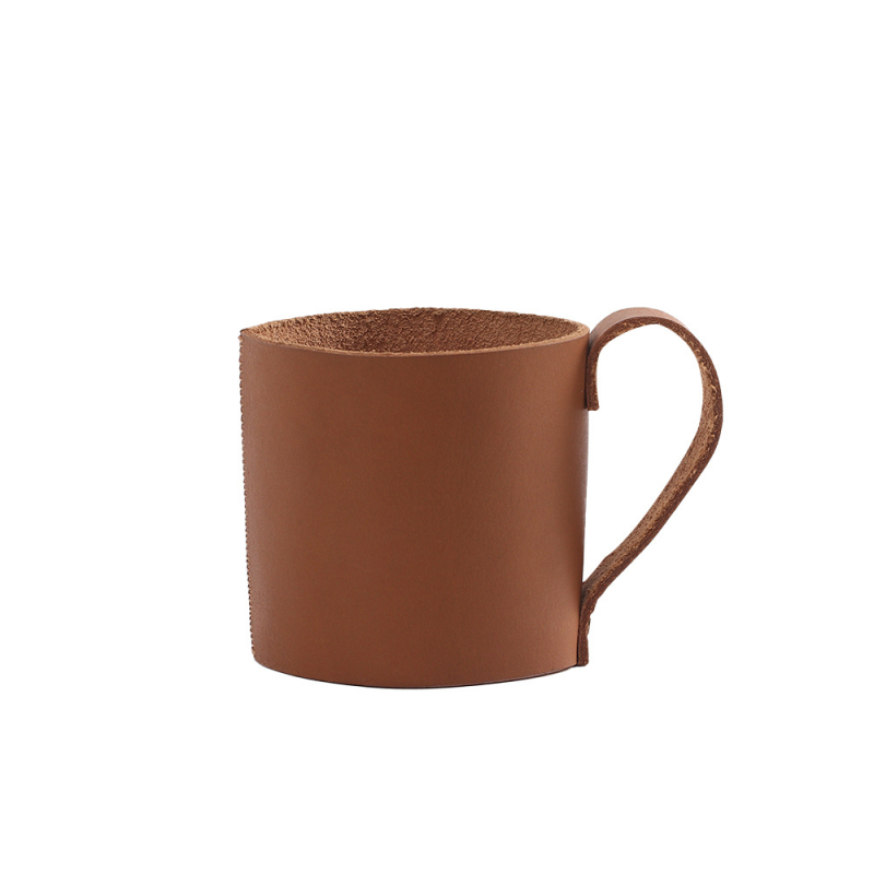Pahare din sticlă, termos pentru ceai cu lapte și cafea; poate fi purtat pe umăr sau în mână; husă portabilă din piele PU cu design creativ