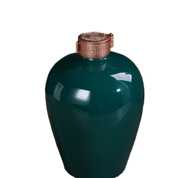 Vas ceramic pentru vin Jingdezhen, în stilul trendului național, 5 L, roșu, recipient gol pentru băuturi