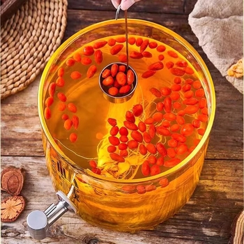 Sticlă de fermentare pentru vin, recipient rezistent la temperaturi înalte pentru prepararea vinului medicinal, borcan sigilat pentru băuturi răcoritoare și sucuri, cu robinet