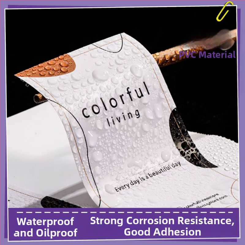 Etichete autocolante transparente din PVC pentru brand alimentar personalizat, cu logo imprimat
