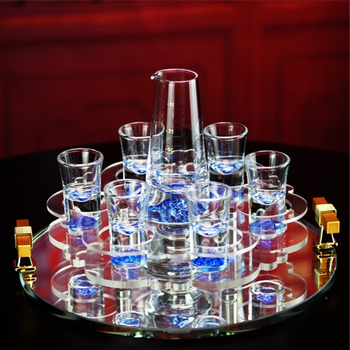 Set dispenser de vin din sticlă cu suport, stil minimalist pentru uz casnic, pentru un singur pahar