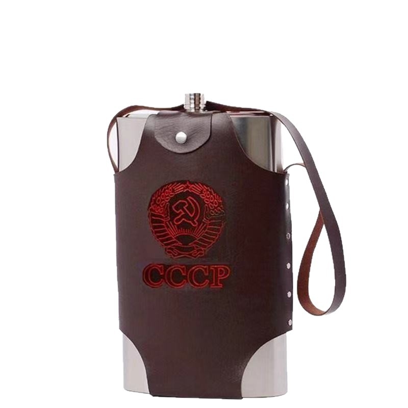 Sticlă de vin din oțel inoxidabil, capacitate 178oz, recipient metal portabil