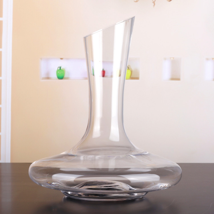 Decantator din cristal în stil european, capacitate peste 1L, design modern minimalist pentru vin