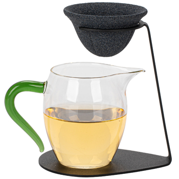 Filtru de ceai ceramic neporos, infuzor, ceașcă integrată pentru separarea ceaiului de apă, instrument pentru prepararea ceaiului, accesorii pentru setul de ceai