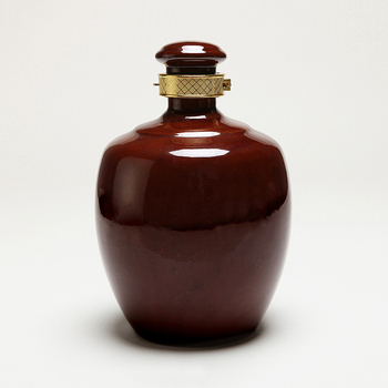 Borcan ceramic pentru vin în stil antic, recipient gol pentru depozitare băuturi