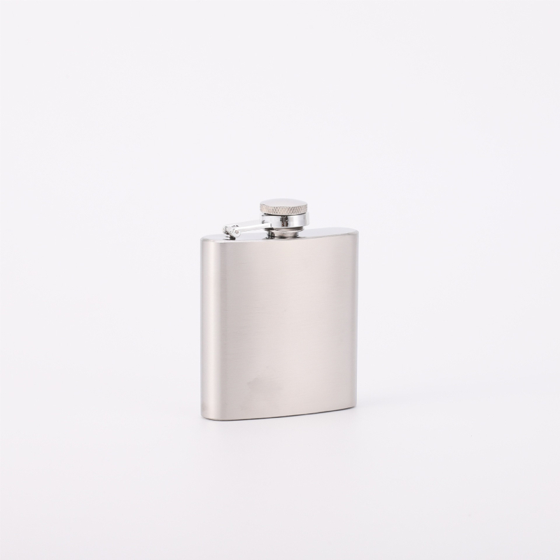 Flască din oțel inoxidabil, 1–18 oz, mică flască, finisaj șlefuit, model personalizabil, recipient portabil pentru vin