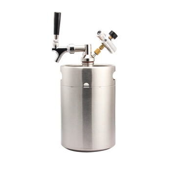 5L butoi din oțel inoxidabil pentru bere – mini butoi dispenser pentru bar de birou, sistem de turnare a berii artizanale