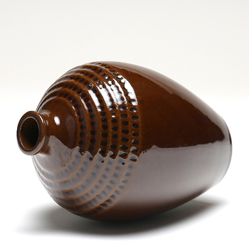 Mini sticlă ceramică pentru vin, ceramică din lut, borcan de vin pentru uz casnic, pentru vin alb și vin de orez, borcan retro pentru vin și ustensile