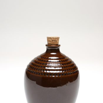 Mini sticlă ceramică pentru vin, ceramică din lut, borcan de vin pentru uz casnic, pentru vin alb și vin de orez, borcan retro pentru vin și ustensile