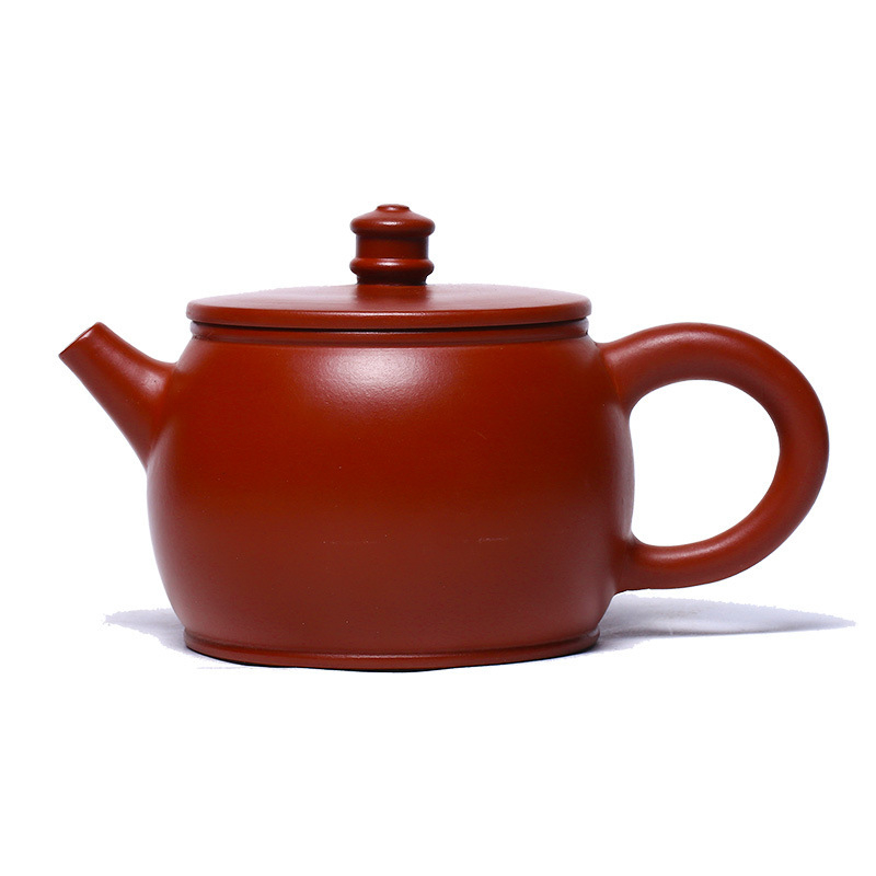 Ceainic autentic Yixing din lut mov, făcut manual, set Gongfu pentru casă, stil felinar de palat, Dahongpao, cutie cadou