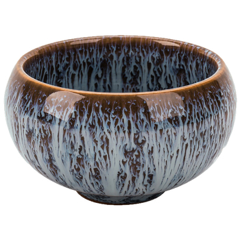 Ceșcă de ceai din ceramică în stil Jianzhan, glazură periată, set Gong Fu ceai, mică ceașcă de maestru