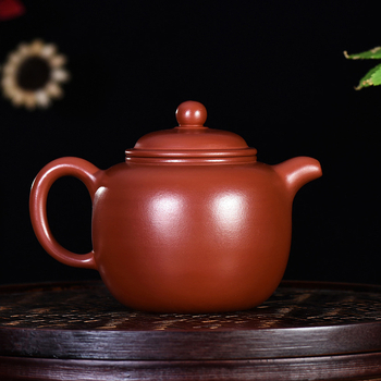 Ceainic Yixing din lut mov purpuriu, lucrat manual, ceainic Dahongpao și set de ceai, cadou