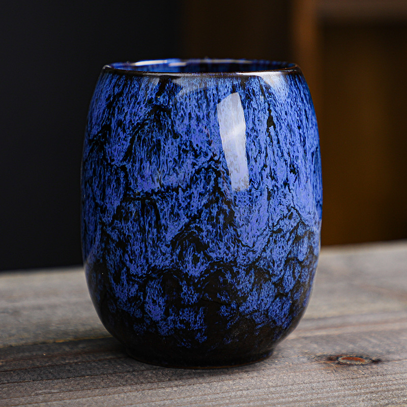Set ceramic de cești de ceai în stil japonez pentru ceremonia Gongfu, cești mari cu ceașcă de degustare și ceașcă de cafea