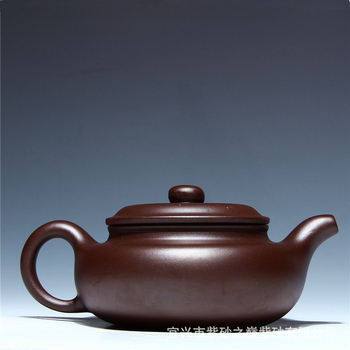 Ceainic Yixing din lut mov purpuriu 500 ml, stil retro, personalizare logo