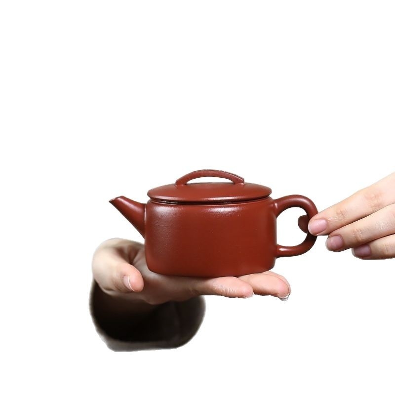 Ceainic din nisip mov, lucrat manual, stil Dahongpao Hanwa