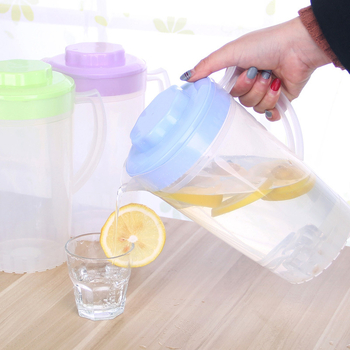 Cană de apă rece din plastic, cu capacitate mare, rezistentă la temperaturi înalte, cu infuzor de ceai, potrivită pentru sucuri, lapte de soia și ceaiuri florale