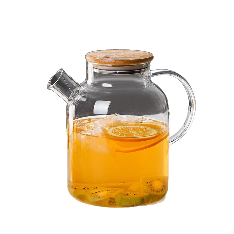 Ceainic din sticlă pentru infuzarea ceaiului cu flori