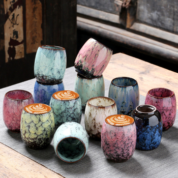 Ceașcă ceramică pentru uz casnic, ceașcă de degustare a ceaiului, stil Jian ware