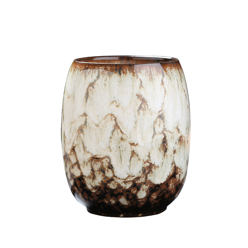 Ceașcă ceramică pentru uz casnic, ceașcă de degustare a ceaiului, stil Jian ware