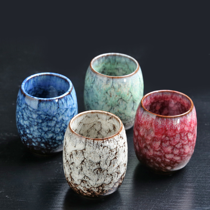 Ceașcă ceramică pentru uz casnic, ceașcă de degustare a ceaiului, stil Jian ware