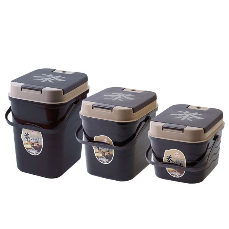 Găleată din plastic pentru resturi de ceai și apă uzată – filtrare Gongfu ceai, uz casnic