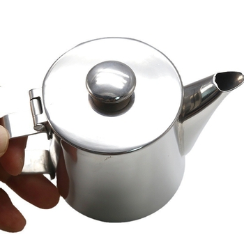 Ceainic din oțel inoxidabil pentru apă rece, potrivit pentru ceai și băuturi calde, set cu ceașcă de cafea